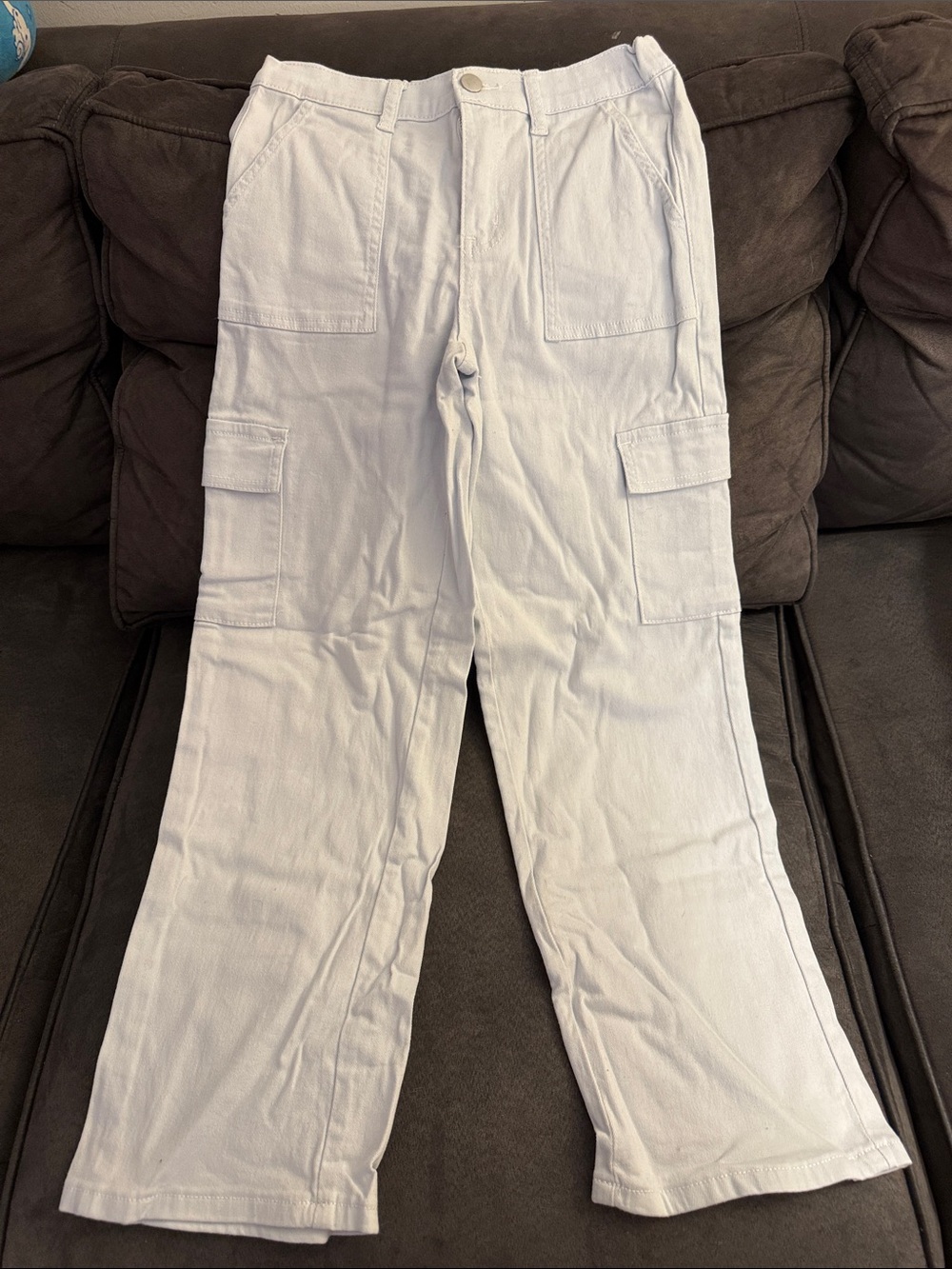 Forever 21 powder Blue Cargo Pants - Pocketed Utility Style